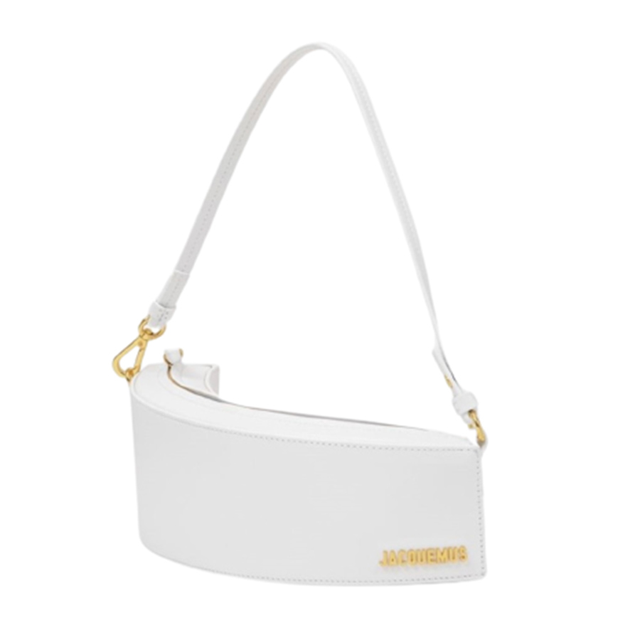 Túi Xách Jacquemus Le Bomba Petit Sac Archè Porté Épaule Size 29.5 Màu Trắng