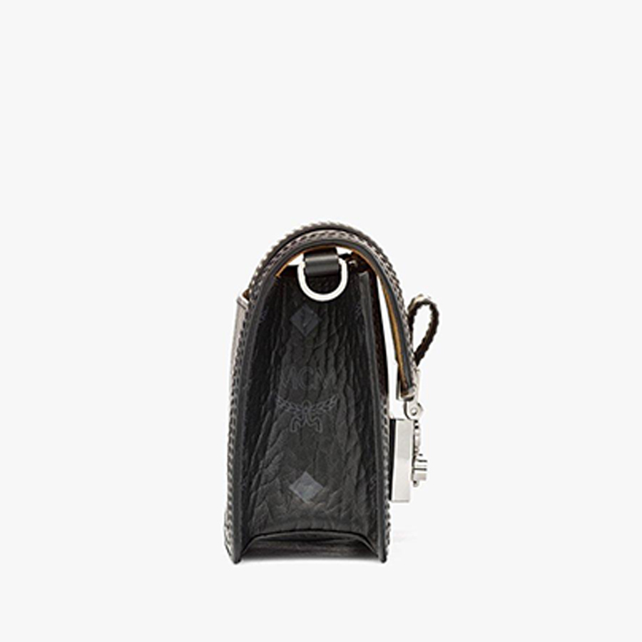 Túi Đeo Chéo MCM Tracy Crossbody In Visetos Mini Màu Đen