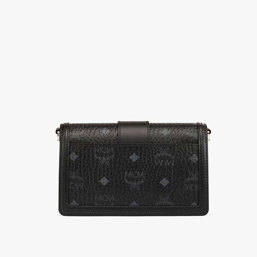 Túi Đeo Chéo MCM Tracy Crossbody In Visetos Mini Màu Đen