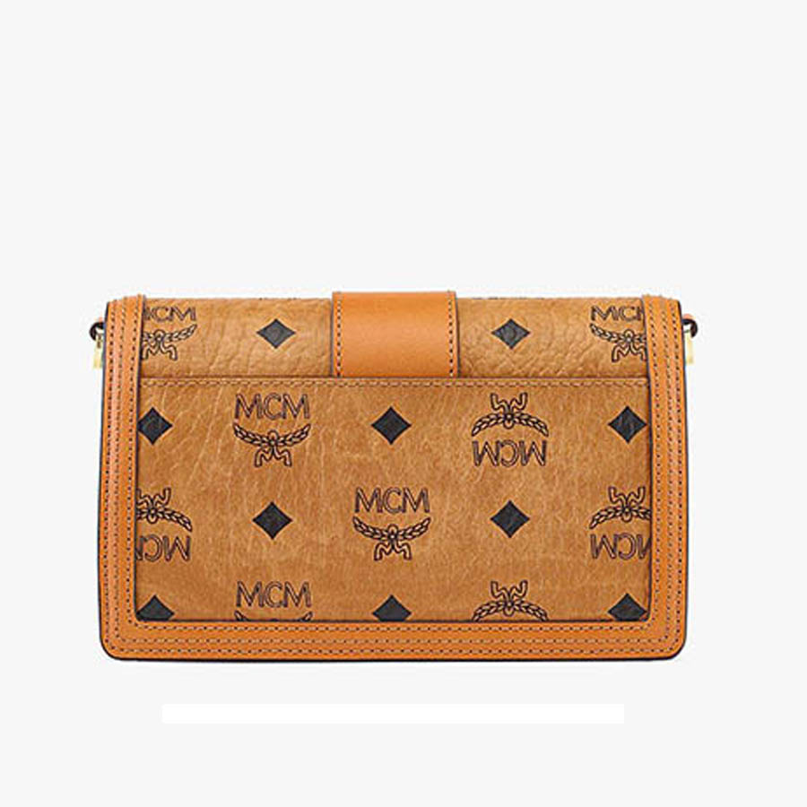 Túi Đeo Chéo MCM Tracy Crossbody In Visetos Mini Màu Nâu