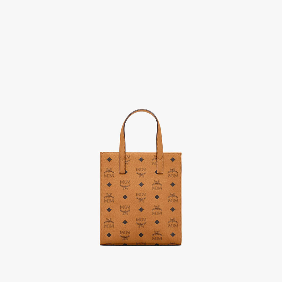 Túi Xách MCM Klassik Tote In Visetos Mini Màu Nâu