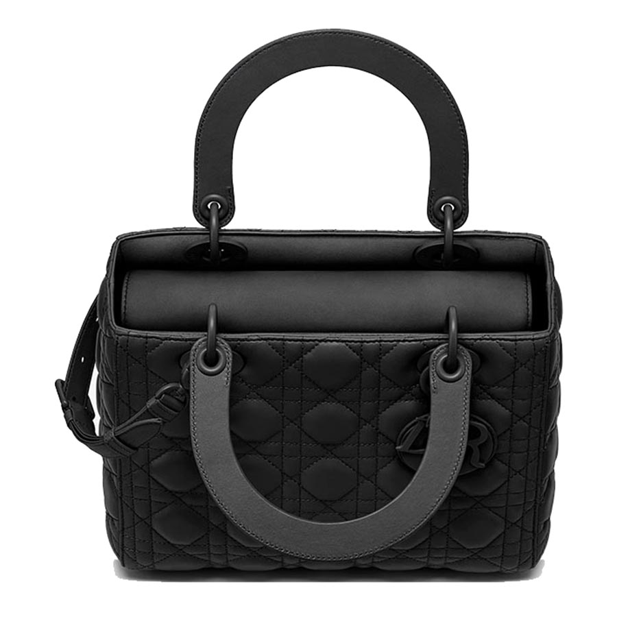 Túi Xách Dior Small Matte Lady Chain Bag Cannage Quilt Calfskin Màu Đen