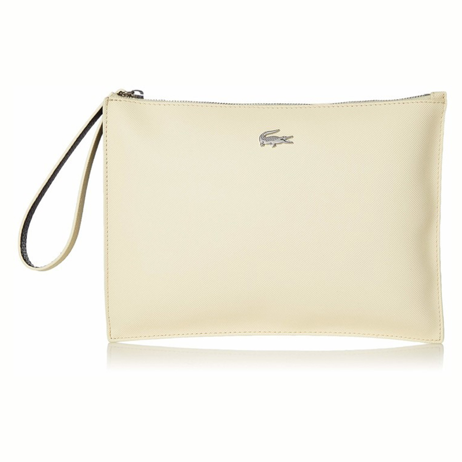 Túi Cầm Tay Lacoste Women's Anna Clutch Bag Màu Vàng Be