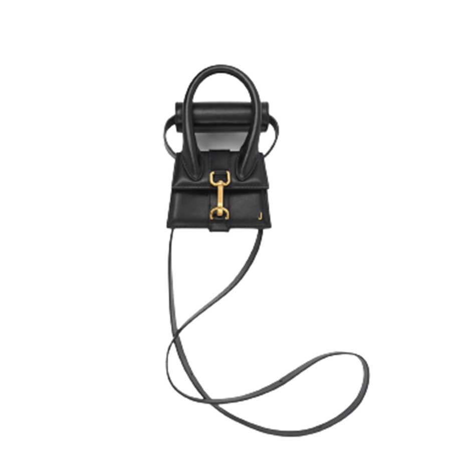 Túi Xách Jacquemus Le Chiquito Montagne Mini Sac En Cuir Size 12 Màu Đen
