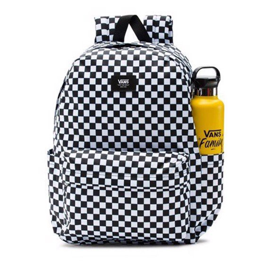 Balo Vans Old Skool H2O Check Backpack Màu Đen Trắng