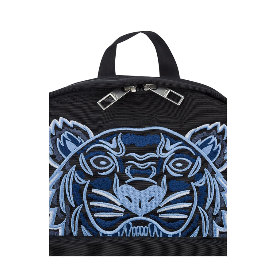 Balo Kenzo Black Paris Canvas Kampus Tiger Backpack Màu Đen