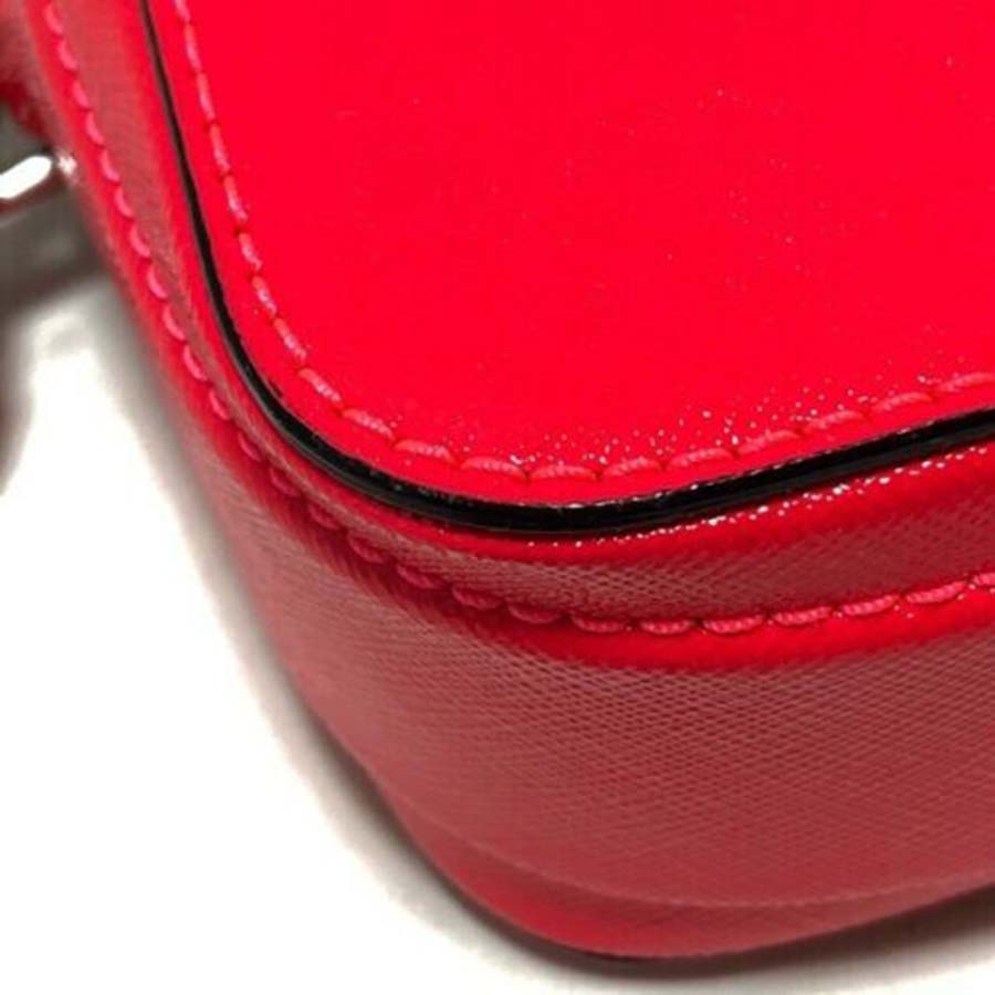 Túi Xách Marc Jacobs Snapshot Fluoro M0014503 Hot Pink Leather Shoulder Bag Màu Đỏ