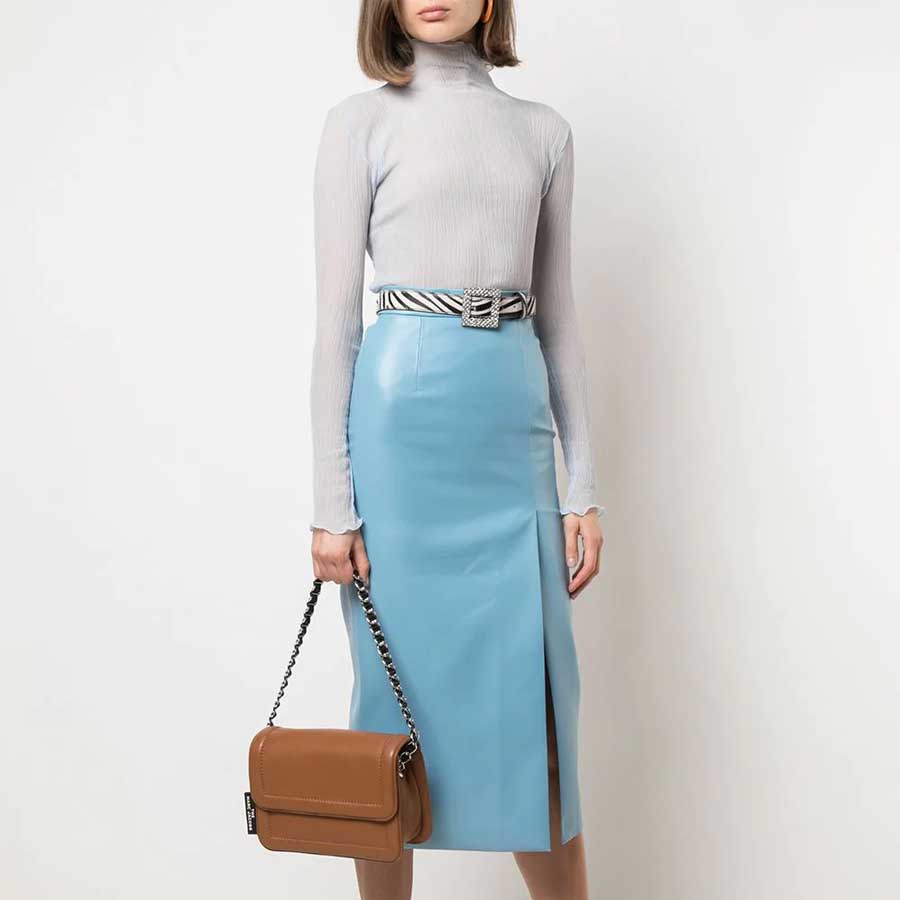 Túi Xách Marc Jacobs The Cushion Bag Màu Nâu
