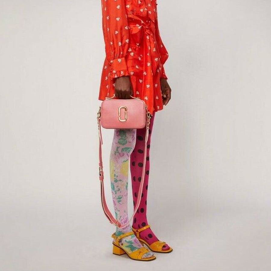 Túi Xách Marc Jacobs The Sure Shot Shoulder Camera Cross-Body Bag Flirt Pink Medium NWT Màu Hồng