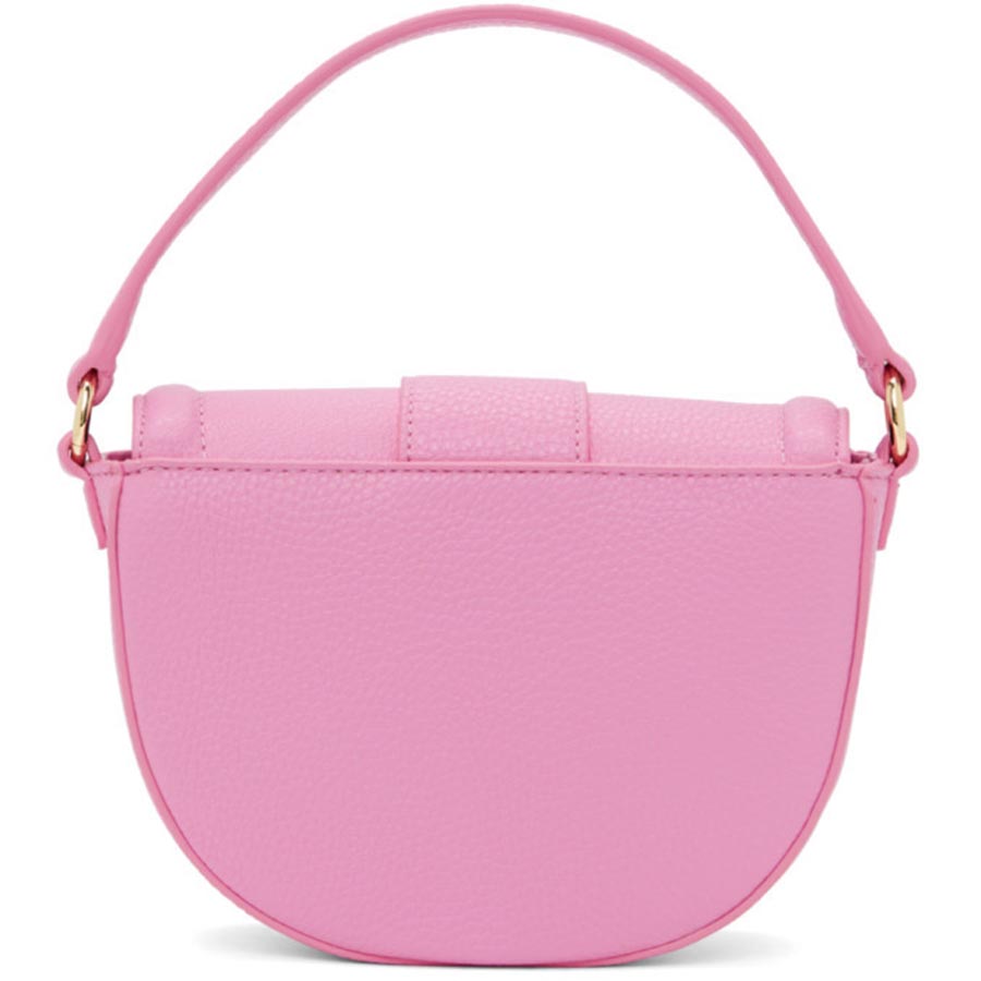 Túi Cầm Tay Versace Jeans Couture Pink Round Buckle Bag Màu Hồng