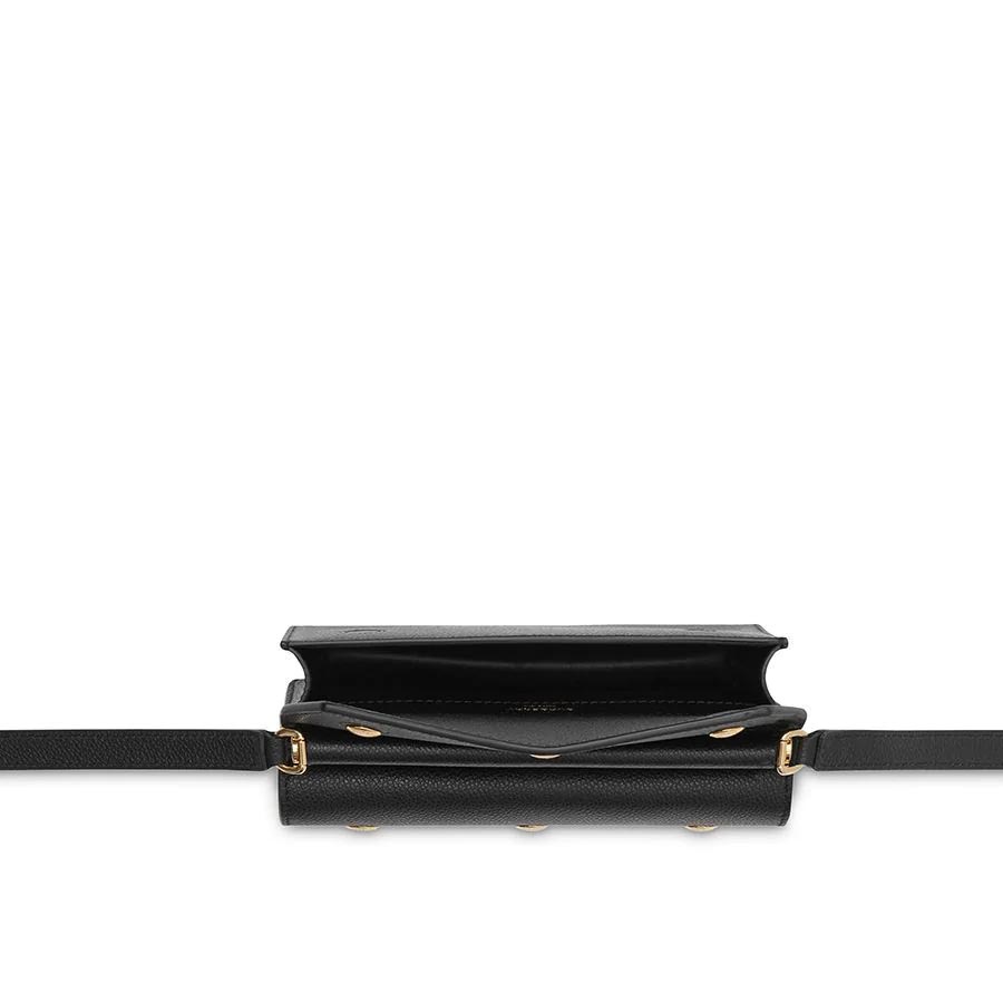 Túi Đeo Chéo Burberry Mini Title Bag Black 8014579 Màu Đen
