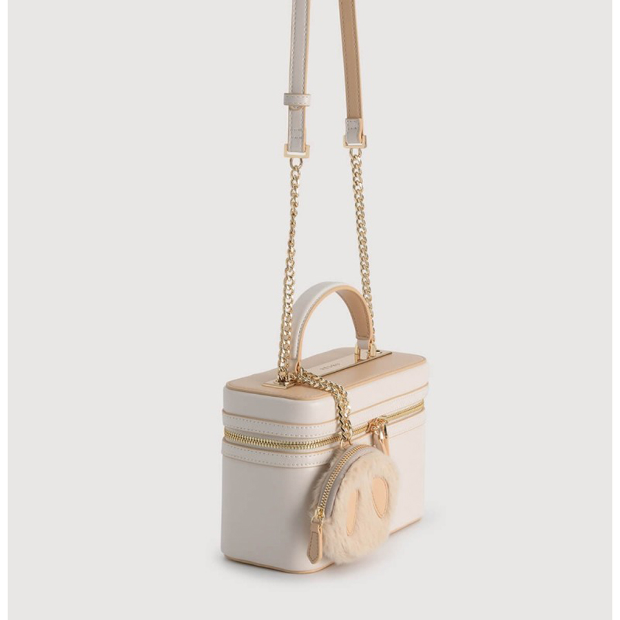 Túi Đeo Chéo Pedro Boxy Shoulder Bag PW2-76390057 Màu Trắng