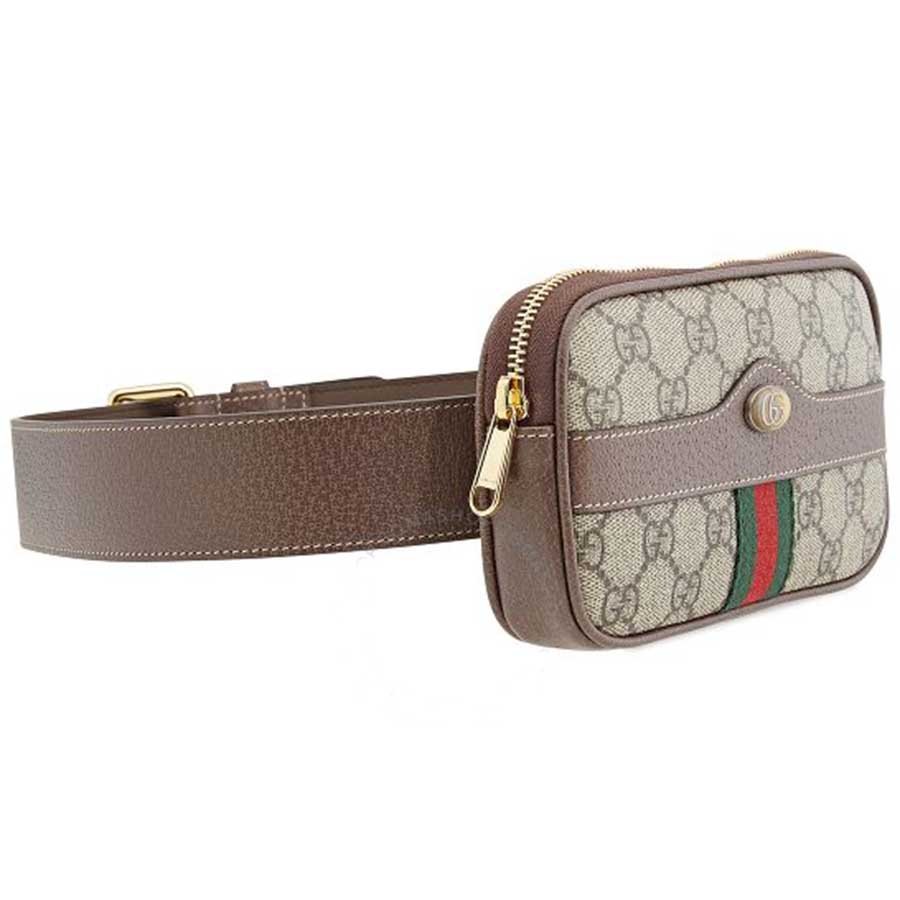 Túi Đeo Hông Gucci Phidia GG Supreme Belt Bag Beige Ladies Belt Size 75cm