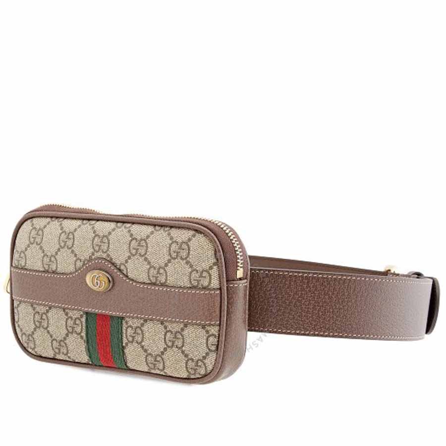 Túi Đeo Hông Gucci Phidia GG Supreme Belt Bag Beige Ladies Belt Size 75cm