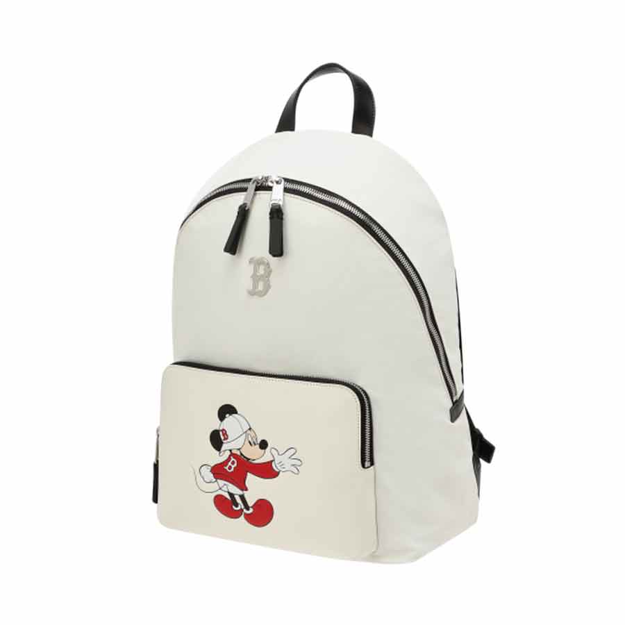 Balo MLB X Disney Nylon Backpack Boston Red Sox Màu Trắng