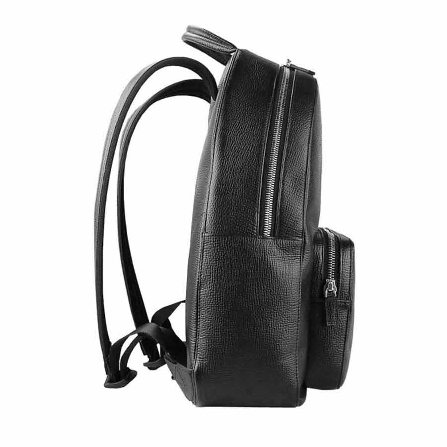Balo Montblanc Meisterstuck Skeletion Black Leather Màu Đen
