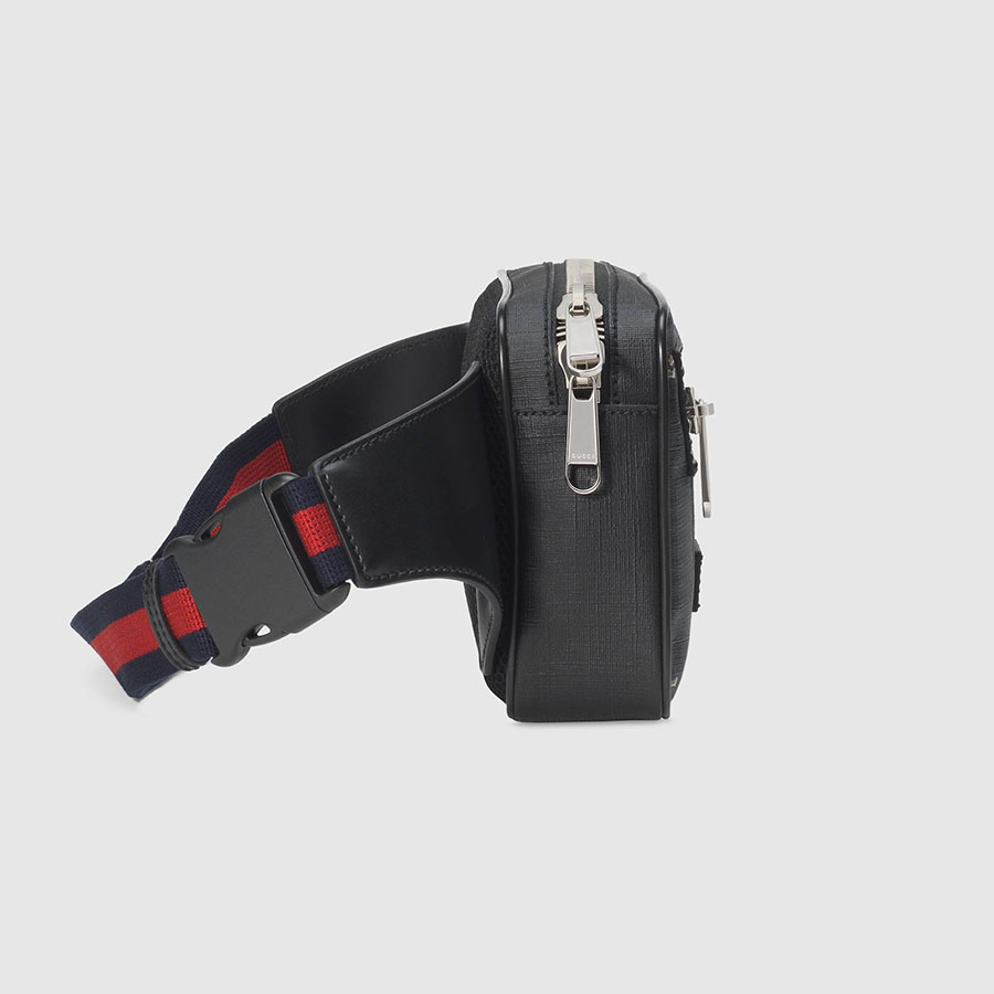 Túi Đeo Hông Gucci Bestiary Belt Bag With Tigers Màu Xám Đen