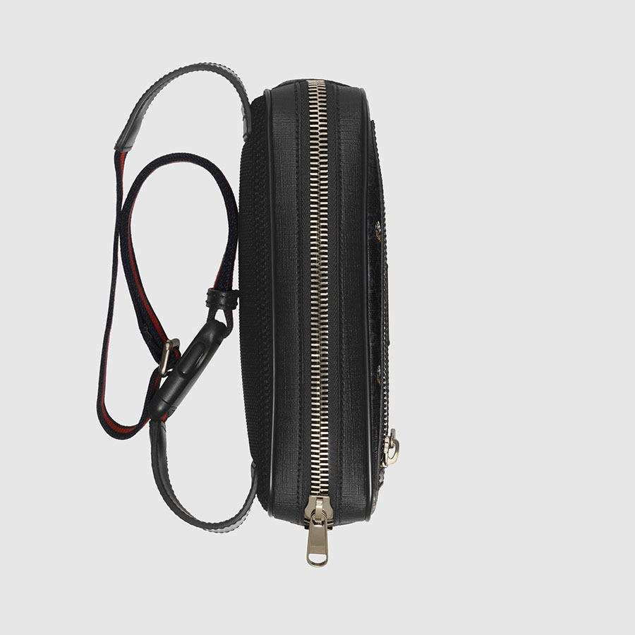 Túi Đeo Hông Gucci Bestiary Belt Bag With Tigers Màu Xám Đen