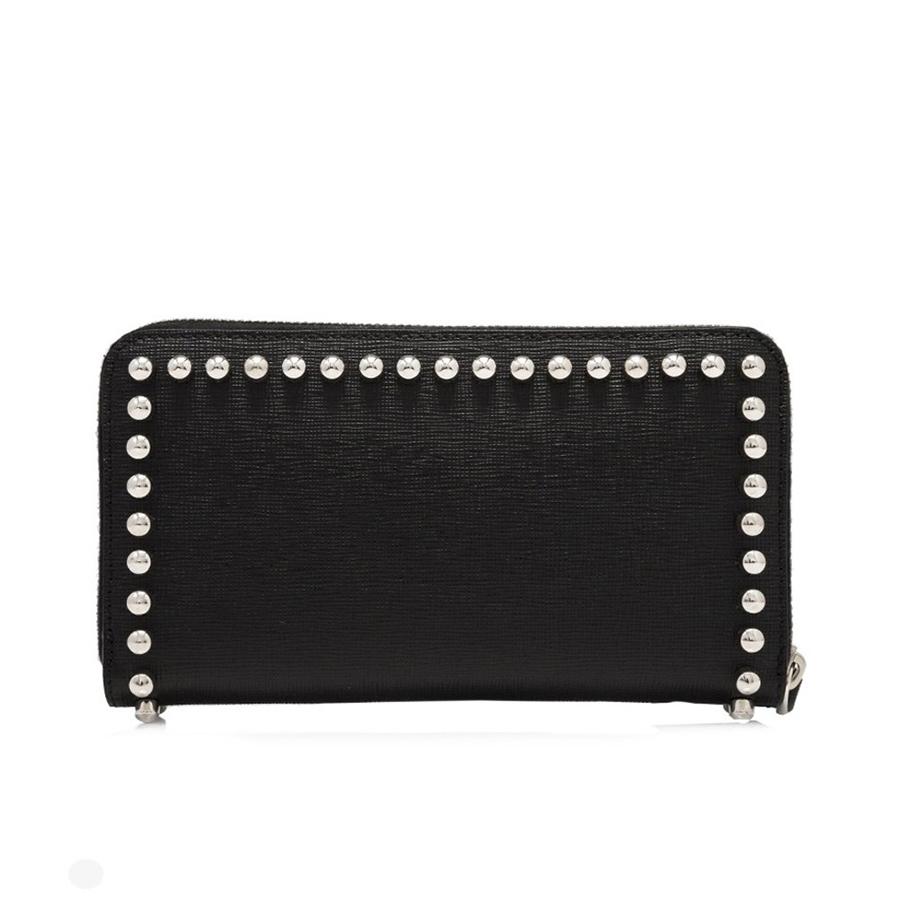 Ví Cầm Tay Fendi Karlito Long Zip Around Wallet 8M0299007MPF0V3X Màu Đen