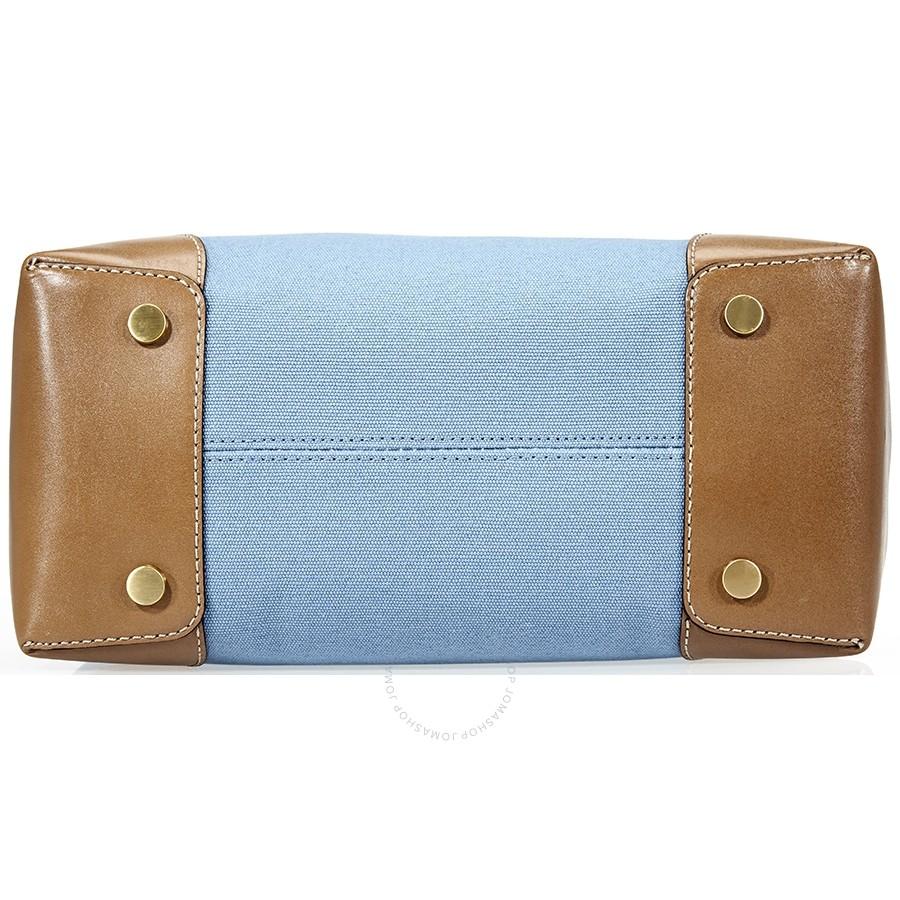 Túi Tote Michael Kors MK Mercer Gallery Medium Tote- Powder Blue  Màu Xanh Blue