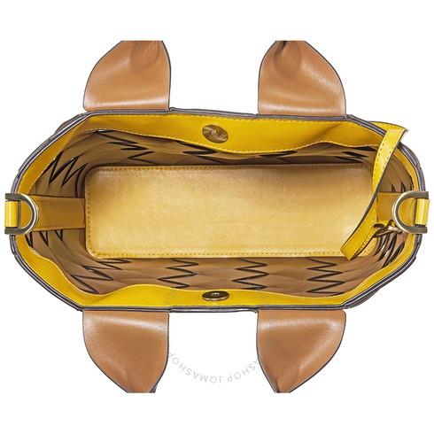 Túi Tote Michael Kors MK Mott Woven Leather Market Tote- Jasmine Yellow Màu Vàng