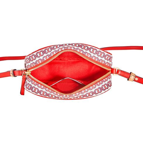 Túi Đeo Chéo Tory Burch Gemini Lnk Mini Bag- Red Màu Đỏ
