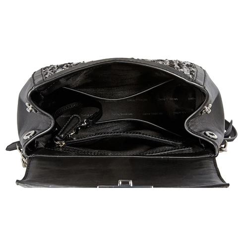 Balo Michael Kors MK Medium Whitney Textured Backpack- Black Màu Đen