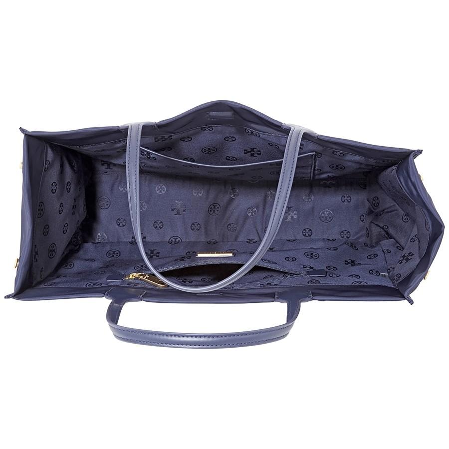 Túi Tote Tory Burch Ella Nylon Tote- Navy  Màu Xanh Navy