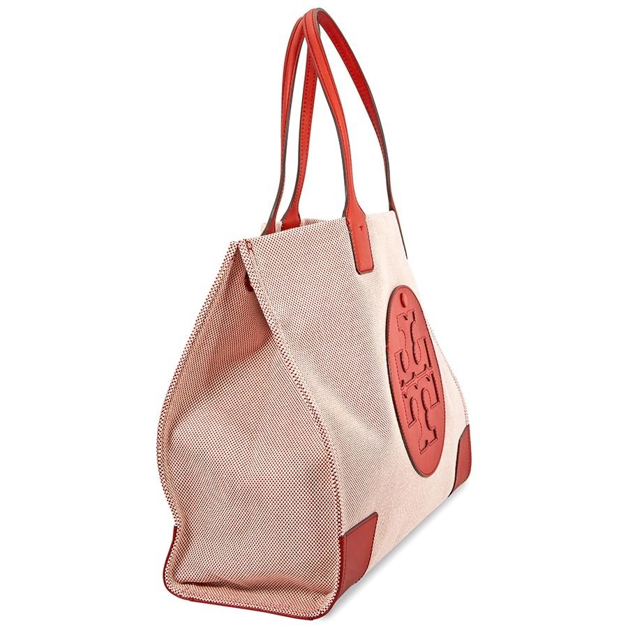 Túi Tote Tory Burch Ella Canvas Tote  Màu Đỏ Hồng