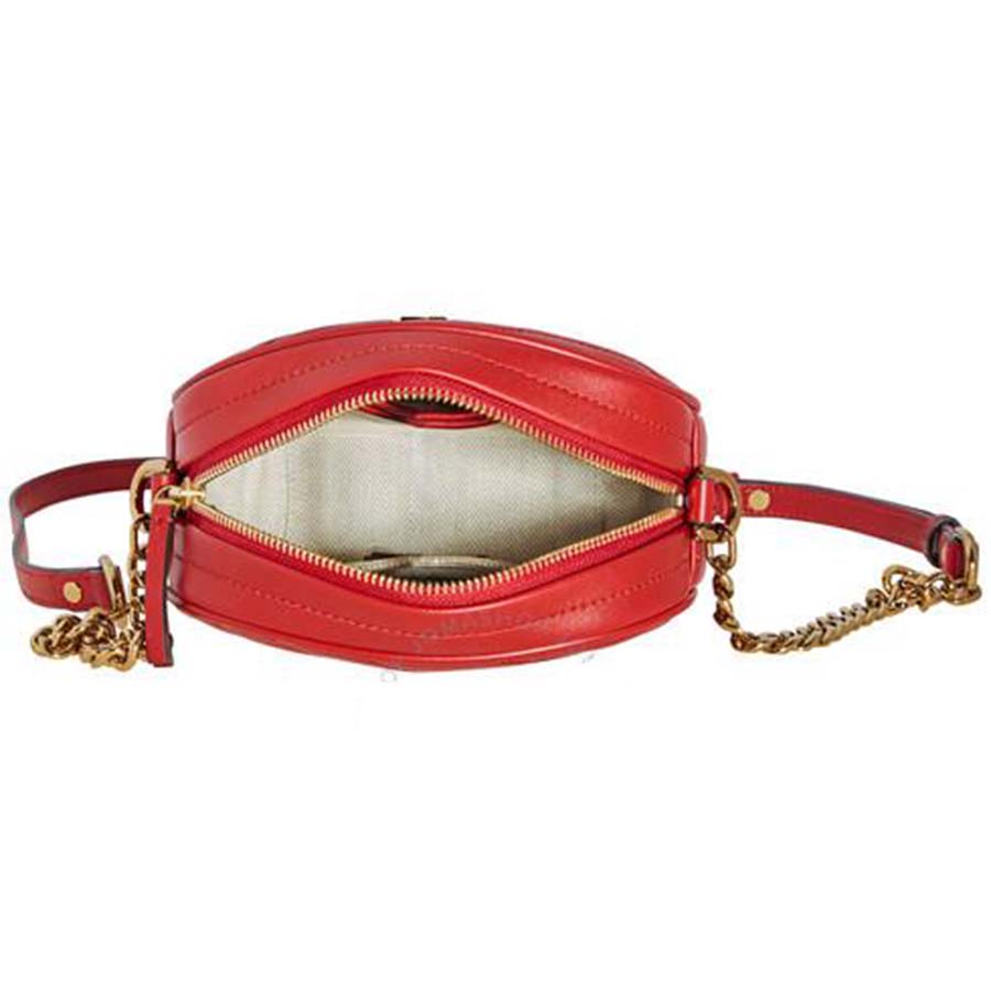 Túi Đeo Chéo Tory Burch Kira Chevron Small Camera Bag- Red Apple Màu Đỏ