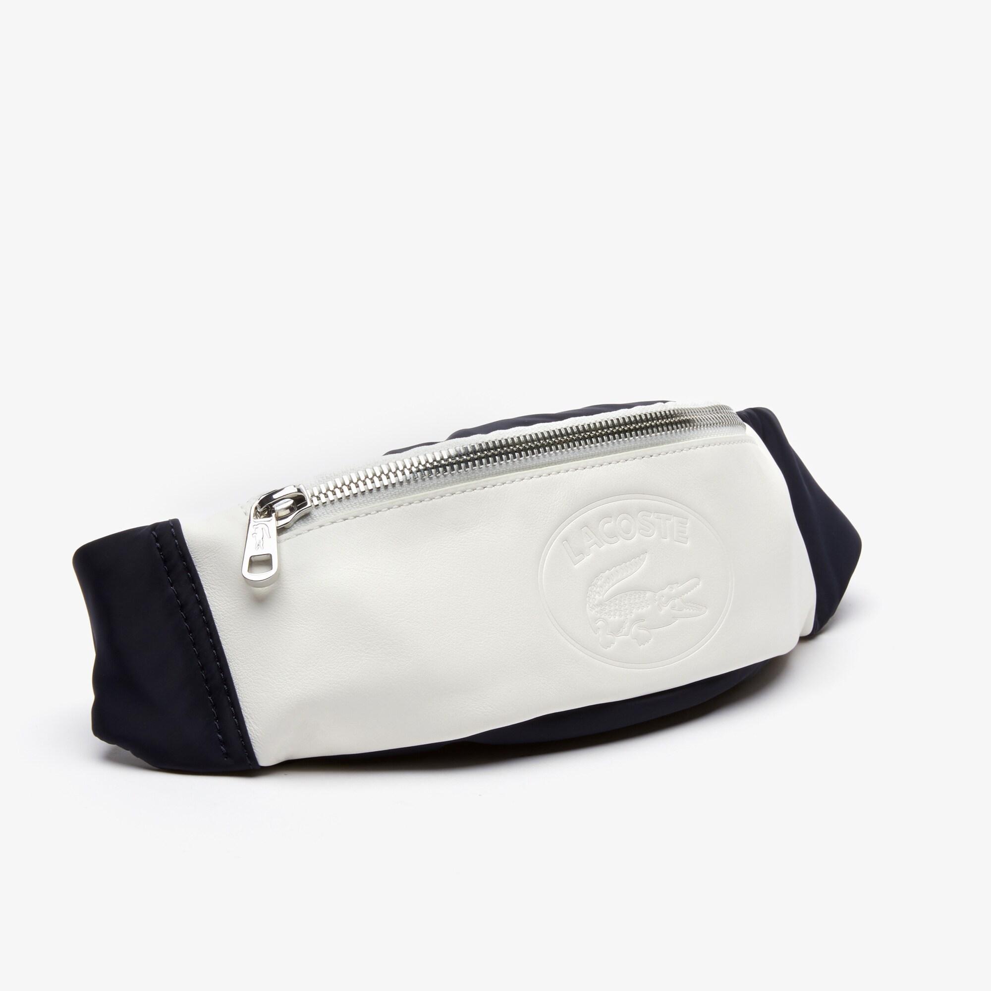 Túi Lacoste Men's L.12.12 Cuir Embossed Lettering Bicolour Fanny Pack