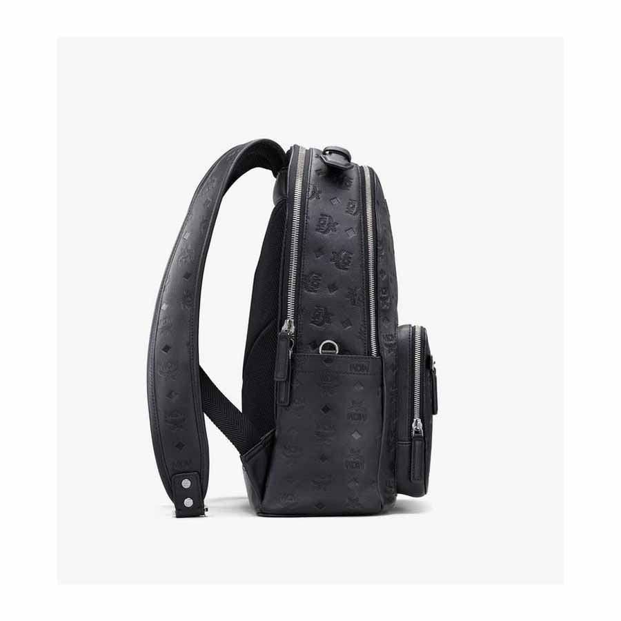 Balo MCM Stark Backpack In Monogram Leather Màu Đen