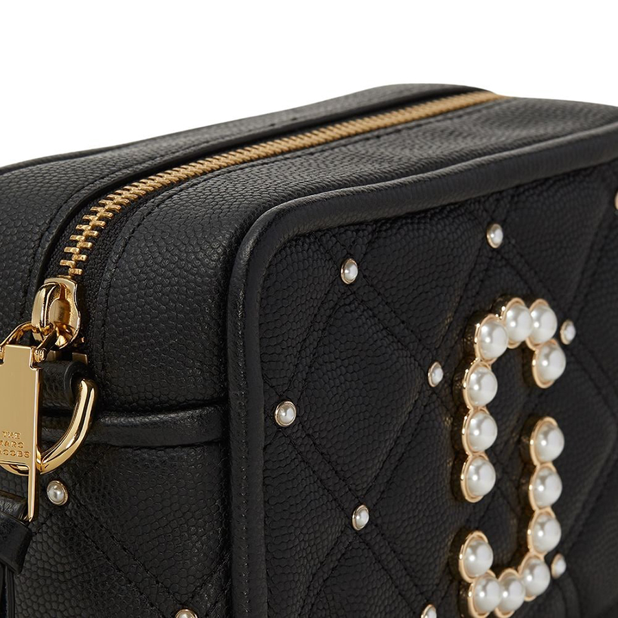 Túi Đeo Chéo Marc Jacobsthe Quilted Softshot Crossbody Bag Màu Đen