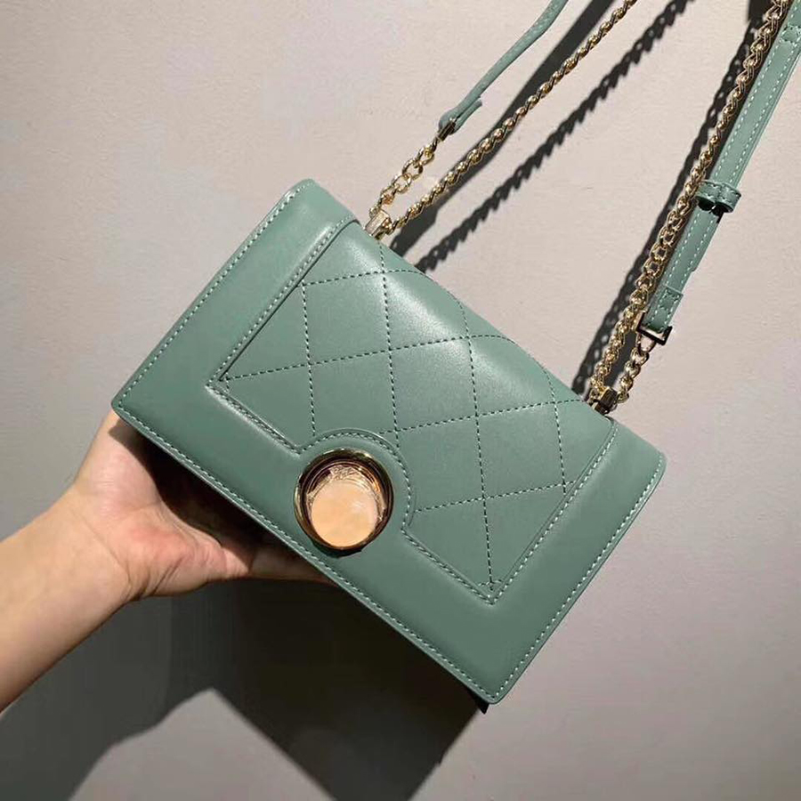 Túi Đeo Vai Pedro Quilted Shoulder Bag PW2-76390043 Màu Xanh Ngọc