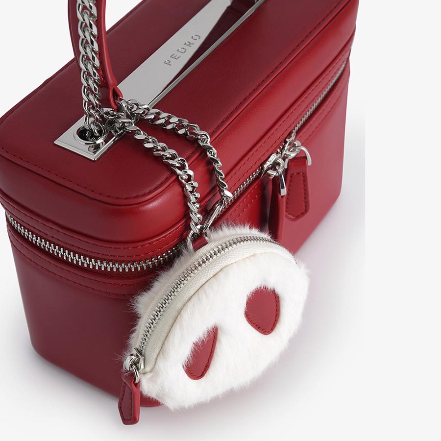 Túi Đeo Chéo Pedro Boxy Shoulder Bag PW2-76390057 Màu Đỏ