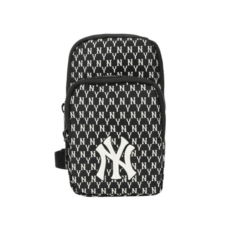 Túi Đeo Chéo MLB Monogram Mini New York Yankees 32BGDK111-50L Màu Đen