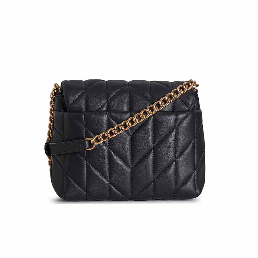 Túi Xách Karl Lagerfeld Lafayette Quilted Leather Crossbody Bag Màu Đen