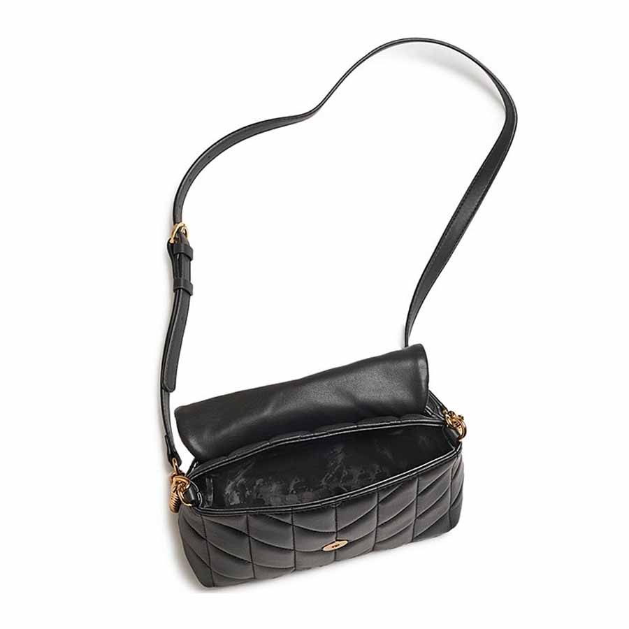 Túi Xách Karl Lagerfeld Lafayette Quilted Leather Crossbody Bag Màu Đen