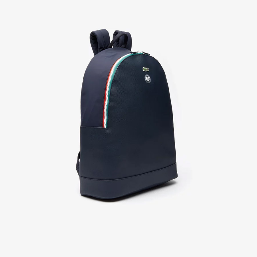 Balo Lacoste X Roland Garros Zipped Nylon Back Pack Màu Xanh Navy