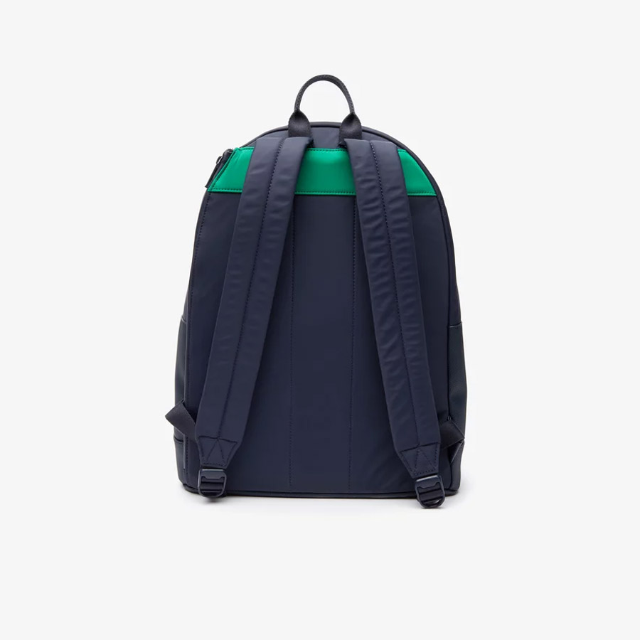 Balo Lacoste X Roland Garros Zipped Nylon Back Pack Màu Xanh Navy