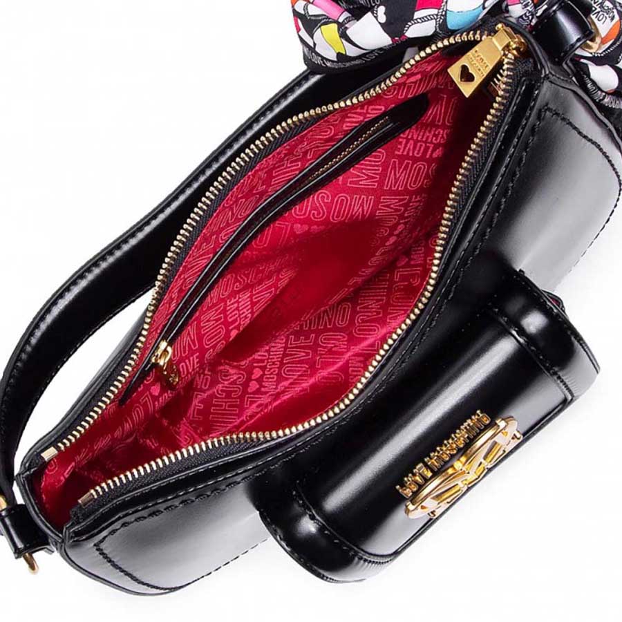 Túi Xách Love Moschino Sacca Nera Màu Đen
