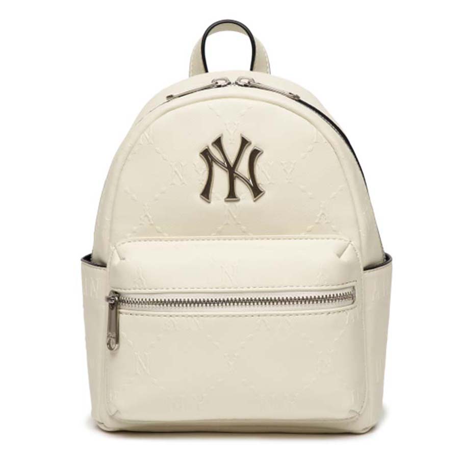 Balo MLB Monogram Diamond Embo Mini Backpack New York Yankees 3ABKS051N-50CRS