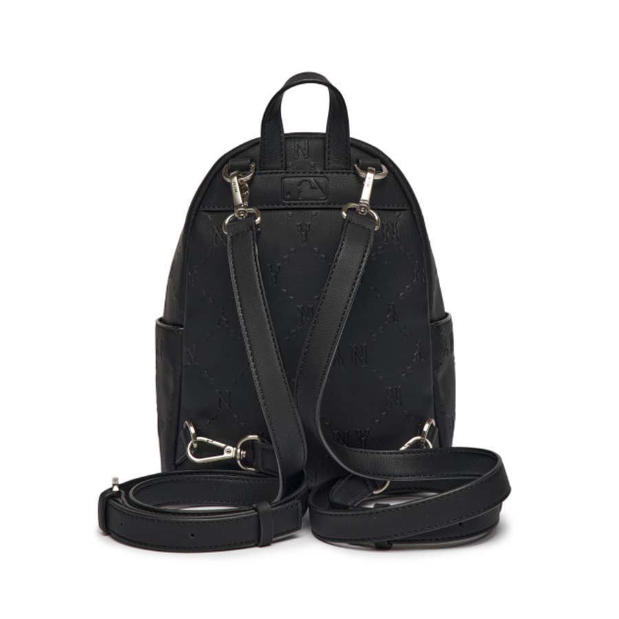 Balo MLB Monogram Diamond Embo Mini Backpack New York Yankees 3ABKS051N-50BKS