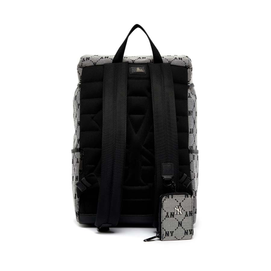 Balo MLB Monogram Diamond Jacquard Backpack New York Yankees 3ABKM011N-50GRS