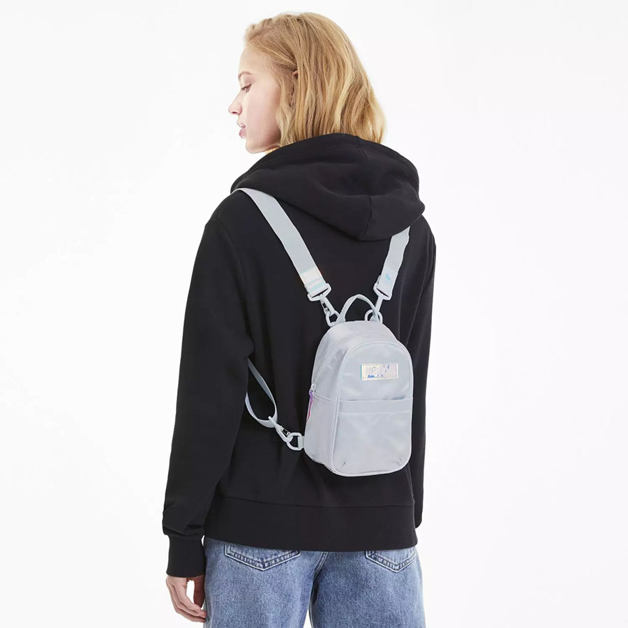 Balo Puma Prime Time Minime Backpack  Silve 076984-03 Màu Bạc