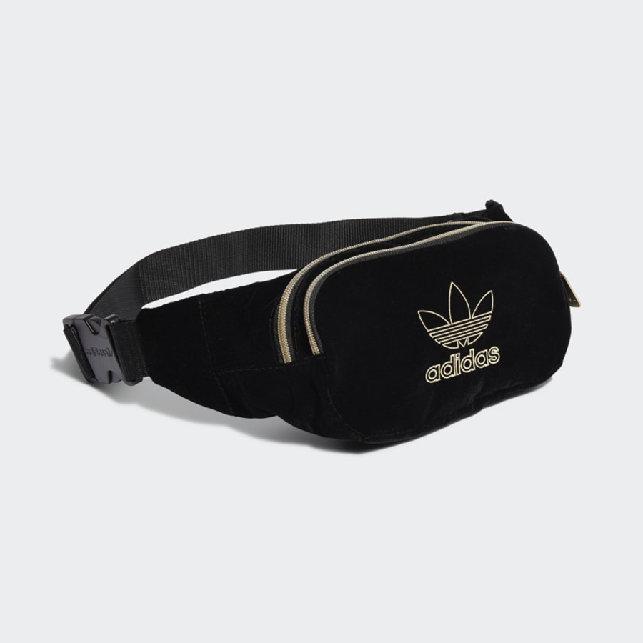 Túi Đeo Chéo Adidas Velvet Waist Bag Màu Đen