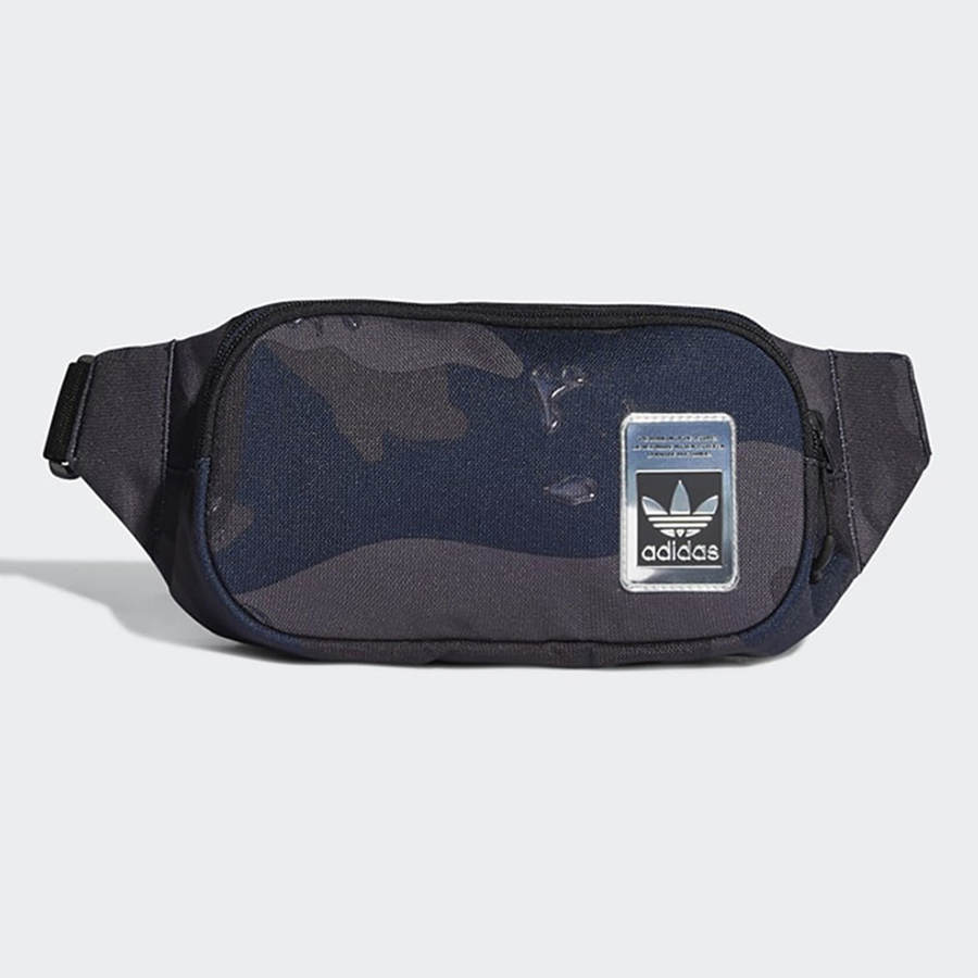 Túi Đeo Chéo Adidas Çanta Camo Waistbag H34639 Màu Xanh Xám