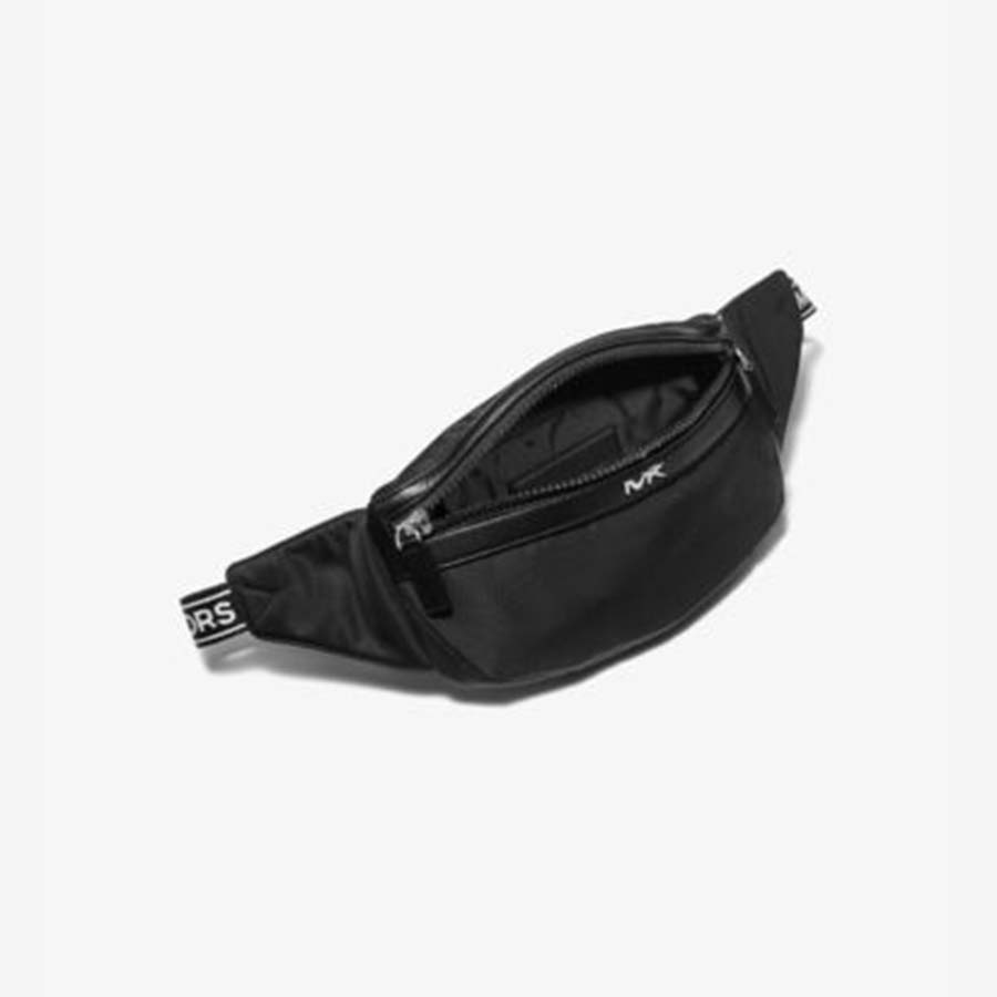 Túi Đeo Hông Michael Kors MK Crossbody Bag Nylon Street Style Belt Bags Màu Đen