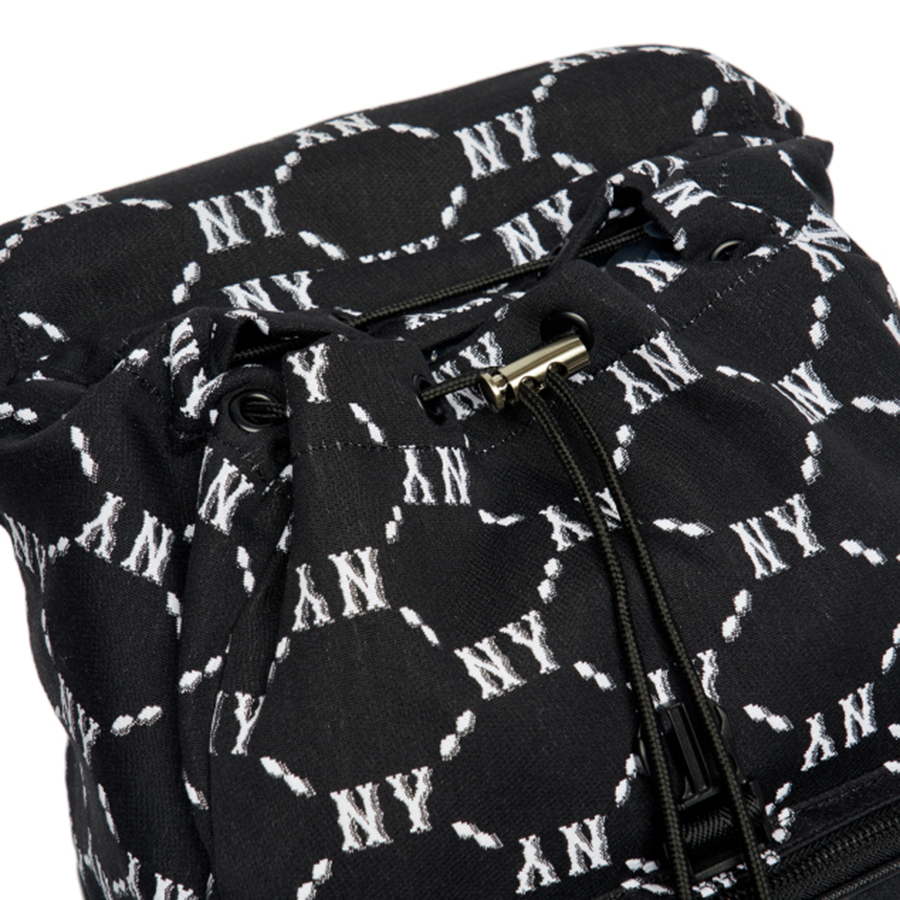 Balo MLB Monogram Diamond Jacquard New York Yankees 3ABKM022N-50BKS Màu Đen