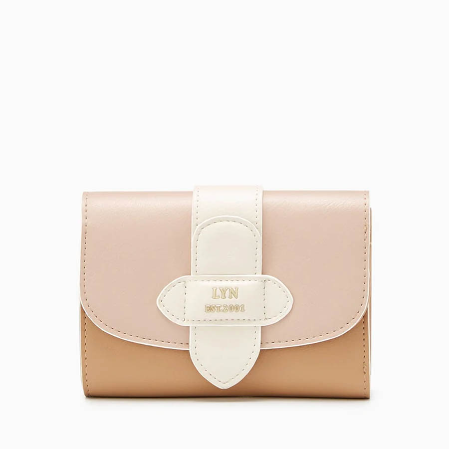 Ví Lyn Norwich Short Wallets LL22CWF019 Màu Hồng Cam